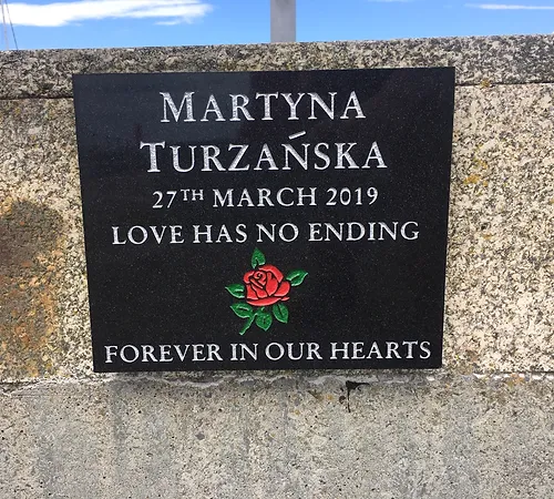 Custom made headstone 