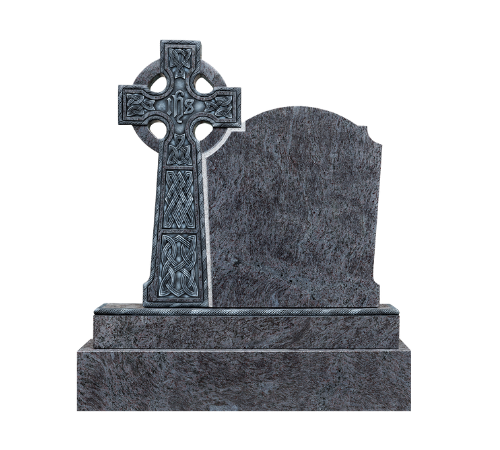 MH-454-Antique Cross Headstone