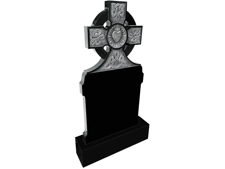 Celtic Cross Top Antique Finish - Black