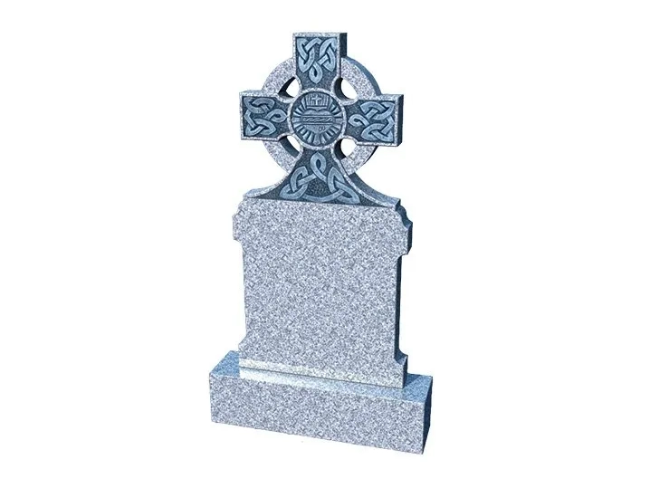 Celtic Cross Top Antique Finish - Grey