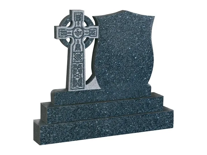 Crest Cross Polished Finish - Blue Pearl